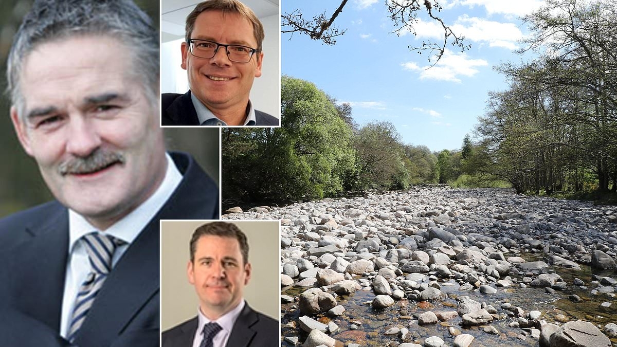 For heaven's sake just fix the leaks! As water chiefs sound alarm during driest spell in 60 years, shock figures show 450 million litres are lost via burst pipes every day