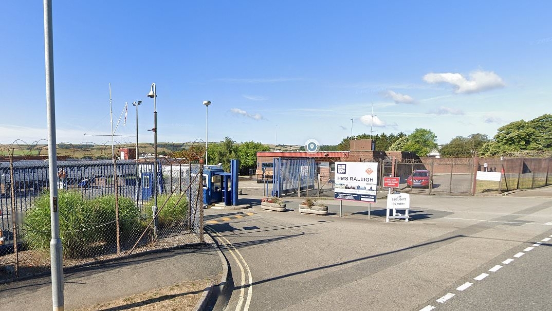 Royal Navy training HQ on 'lockdown' over 'revenge porn': Recruits are told to 'hand in their phones' as top brass tries to stop 'sex tape going viral'