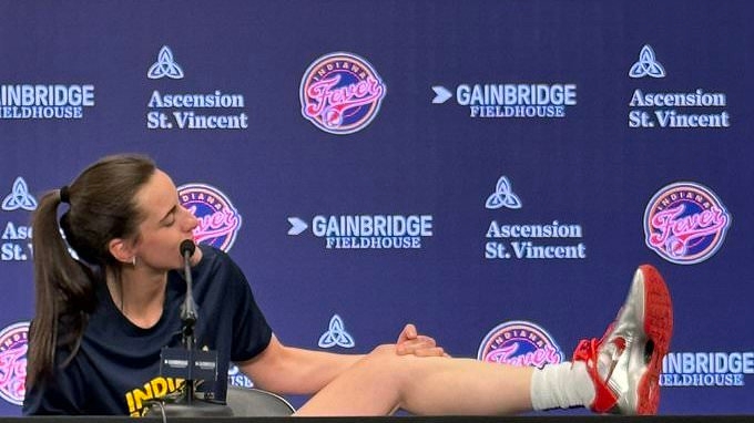 Caitlin Clark sends brutal message to Angel Reese with her sneakers as WNBA rivals face off