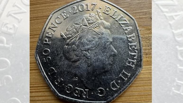 Rare 50p coin of Queen Elizabeth is selling at over £100,000 on eBay as collectors scramble to buy it
