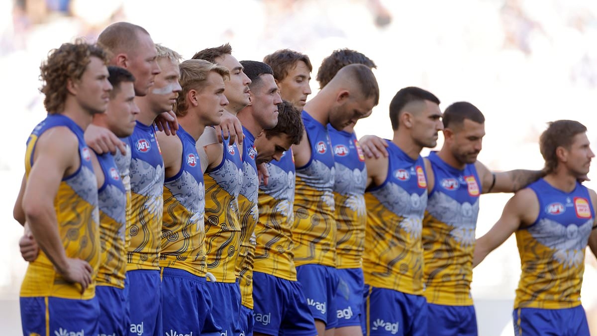 West Coast Eagles pay tribute to former player Adam Selwood with touching moment ahead of St Kilda clash