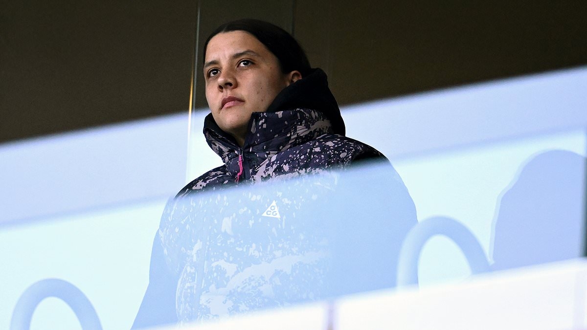 Sam Kerr makes surprise move just a week after the birth of her baby boy - as Chelsea take on Man United in the Women's FA Cup Final
