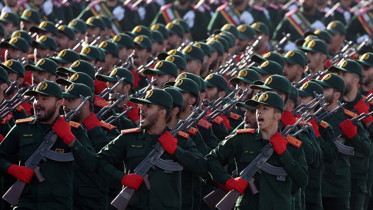 Ministers told to proscribe Iran's Islamic Revolutionary Guard Corp as a terrorist group after UK arrests and row over 'hijab and chastity law'