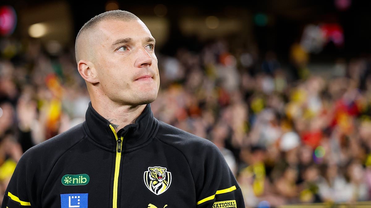 Footy great Dustin Martin makes surprise appearance following his retirment