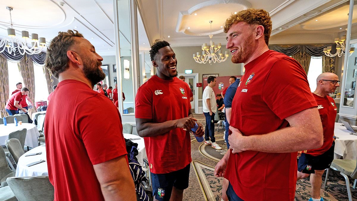Flat whites in the car park, a team social and a kit giveaway... Inside the British & Irish Lions' first get together ahead of summer tour of Australia
