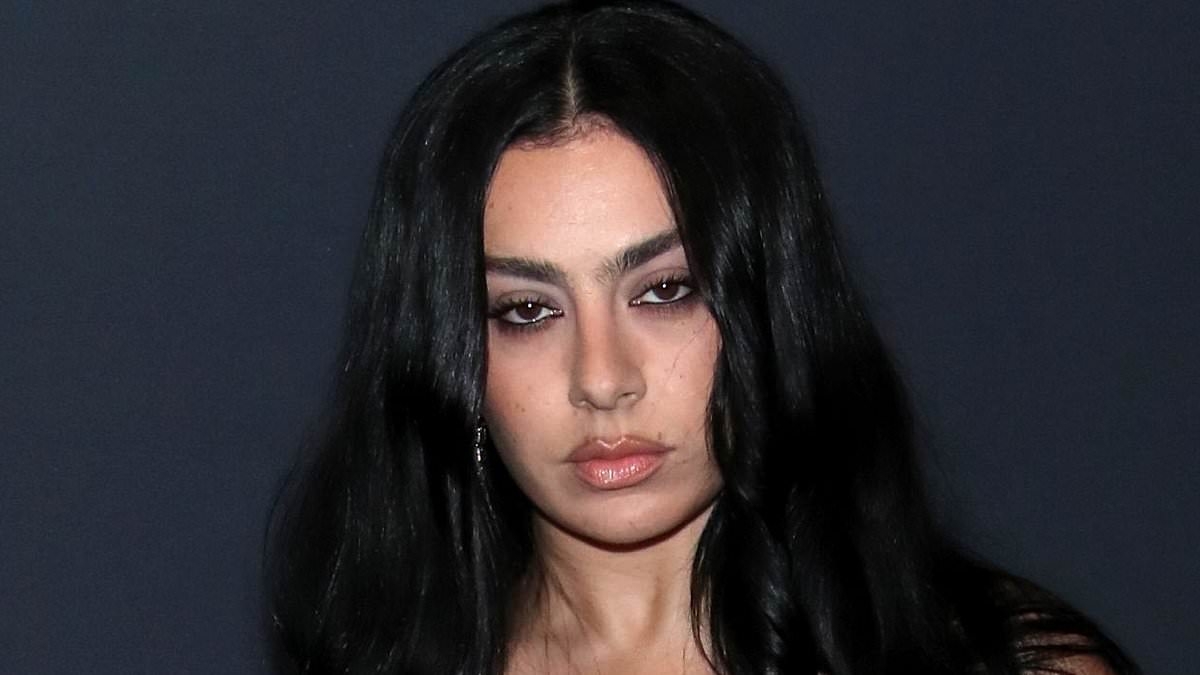 Braless Charli XCX makes the most of being off the red carpet in a sheer dress after new film festival nudity rules - as she joins glam Salma Hayek, Rosie Huntington-Whiteley and Daisy Edgar-Jones at Cannes party