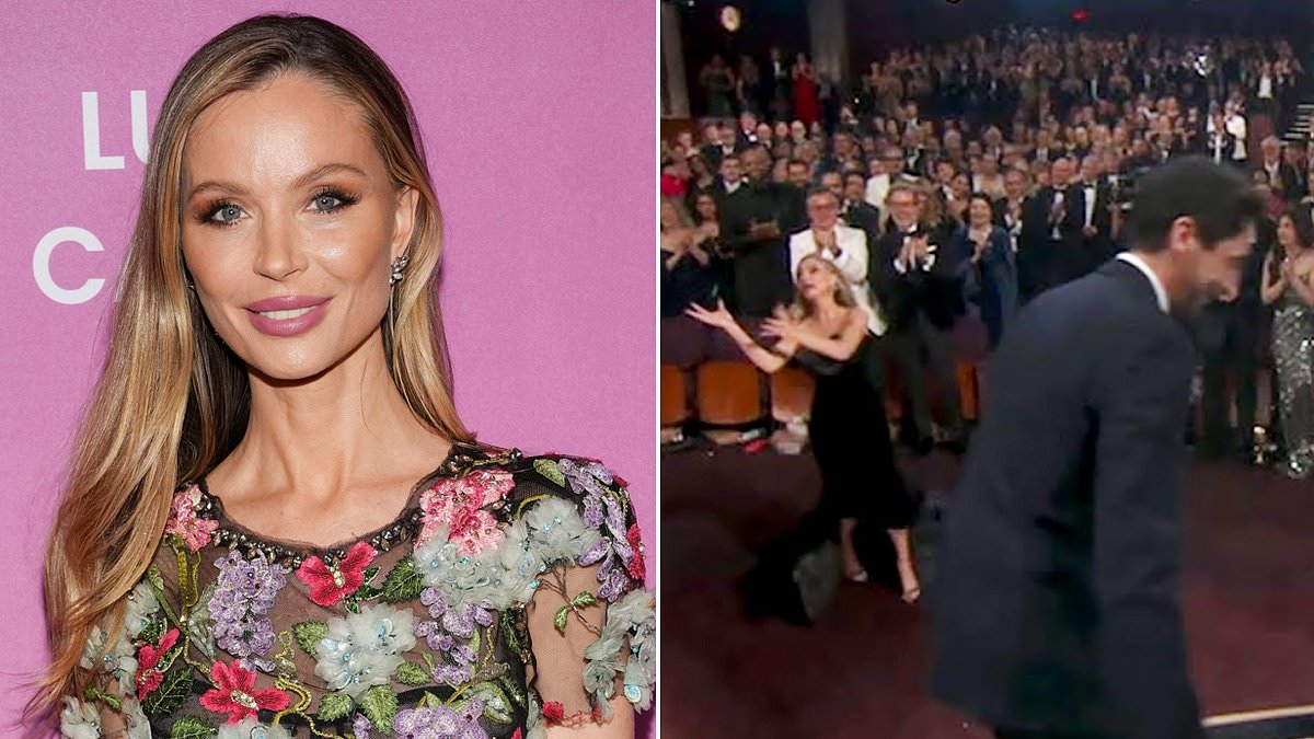 Adrien Brody's girlfriend Georgina Chapman reveals his disgusting Oscars gum toss was HER idea