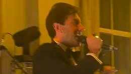 James Argent is branded 'shameless' for sharing clips laughing and singing on stage with his band after receiving a suspended jail sentence for pushing ex Nicoline Arthursson down steps
