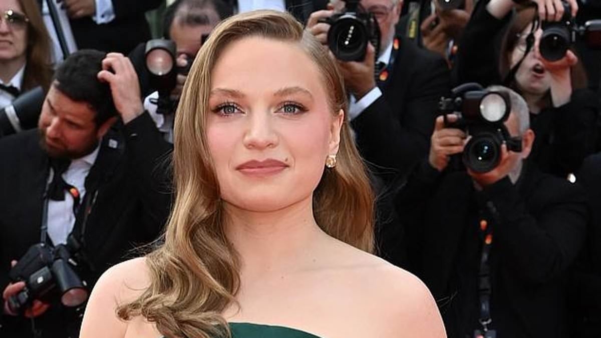 Mia Threapleton steals Kate Winslet's red carpet style as she channels her mum's iconic Oscars gown for her Cannes debut