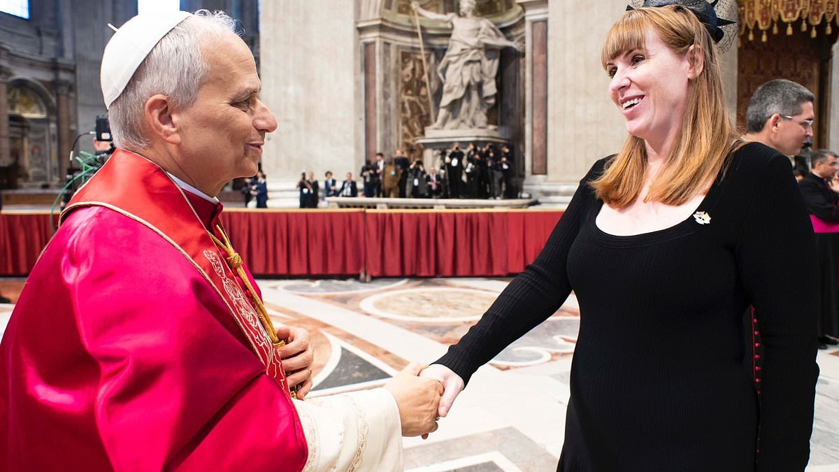 Let us Ray!… Deputy PM meets Pope Leo XIV at mass in Rome following new pontiff's inauguration