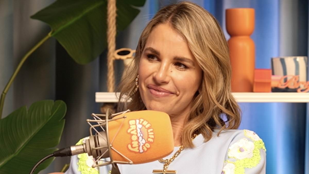 EXCLUSIVE Vogue Williams 'thought her life was over' after divorce with Westlife singer Brian McFadden - as she celebrates turning forty with husband Spencer Matthews on new Mail podcast