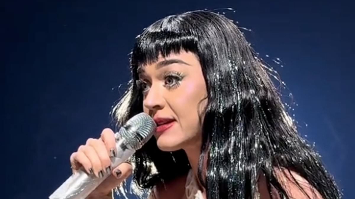 Katy Perry halts her Nevada show to 'accuse' bewildered fan of sending private messages to Orlando Bloom