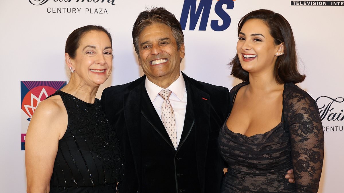 CHiPs star Erik Estrada, 75, makes rare appearance with wife of 27 years Nanette and their stunning daughter, 25