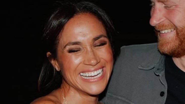 Meghan soundtracks her gushing anniversary post with a song removed from King's Coronation playlist over band's 'anti-monarchy' views