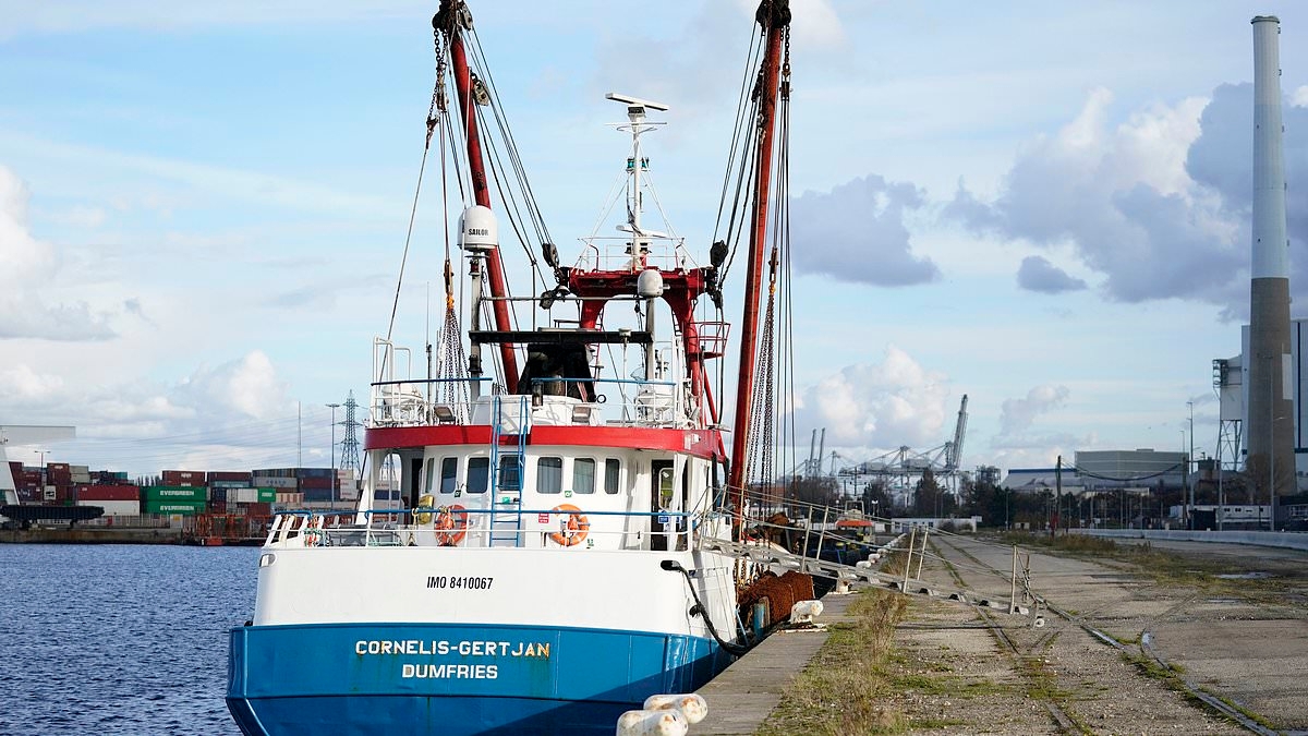 British trawler crew is intercepted and detained by France - just hours before Starmer surrendered to EU over fishing in UK waters