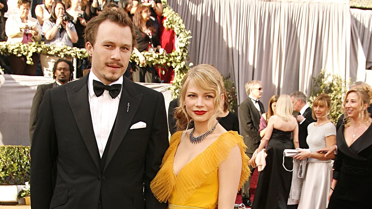 Michelle Williams makes heartbreaking comments about Heath Ledger as she gets emotional over him