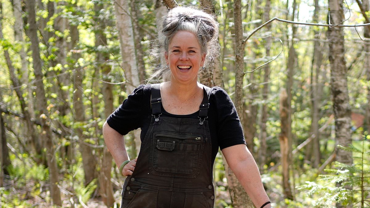 She starred in iconic horror movie...and now she's enraged Maine neighbors by spraying orange crosses on TREES