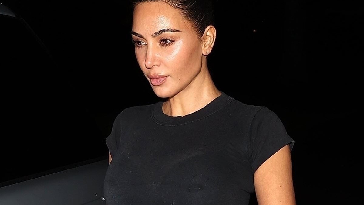 Kim Kardashian debuts her new NIPPLE PIERCINGS in tight top days after testifying in jewelry heist trial