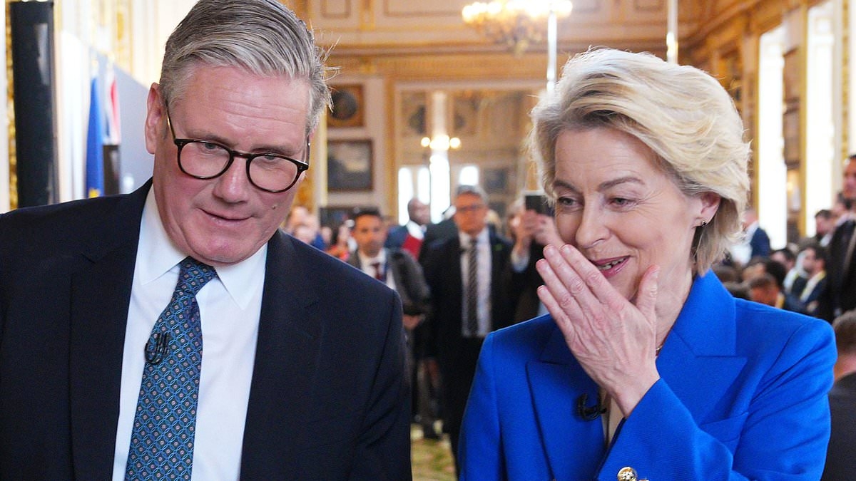 Ursula found it hard to disguise her disbelief and glee at Deer Keer's cave-in: QUENTIN LETTS watches the Brussels big-shots swaggering around London