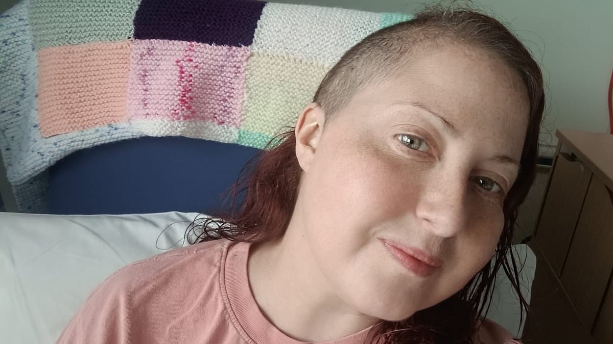 EXCLUSIVE Warning from mother-of-three after tiny spot on her back was sign she had nine brain tumours
