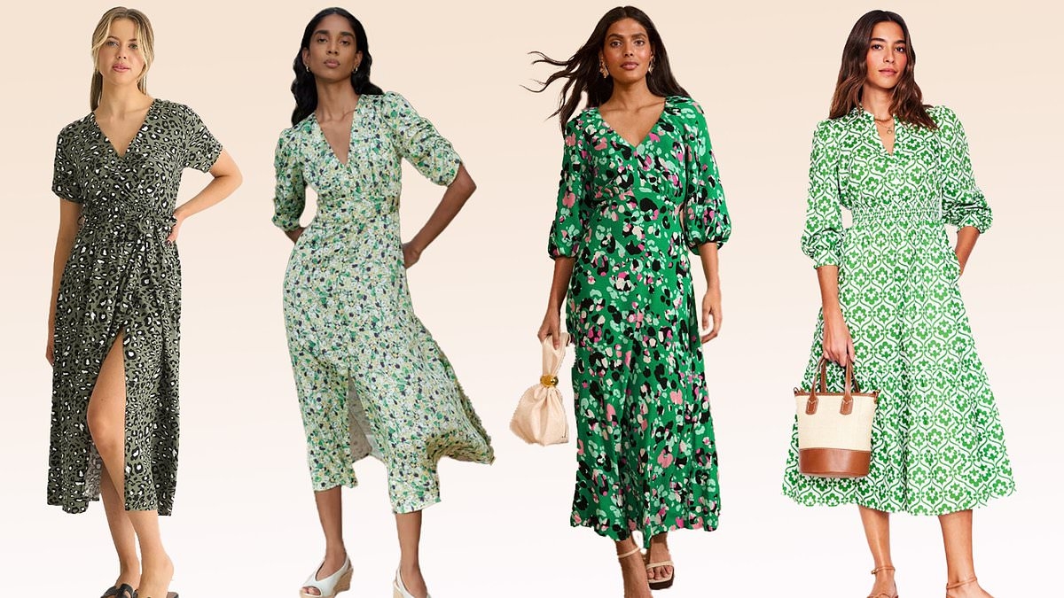 Queen Camilla just stepped out in a beautiful evergreen flora dress at Chelsea Flower Show - and we've found it on the high street