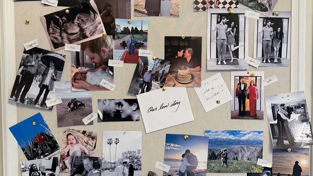 AMANDA PLATELL: I can't believe everyone's missed the devastating hidden detail in Meghan's moodboard. It tells you everything about her and Harry's marriage