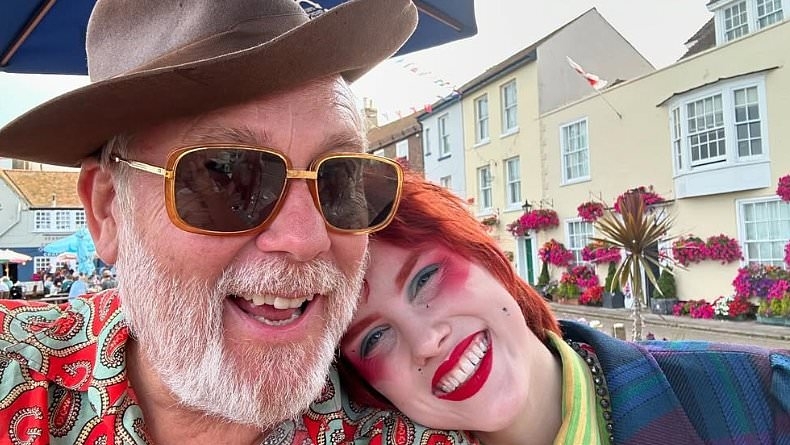 Vic Reeves and wife Nancy Sorrell's rarely-seen twin daughter Elizabeth Moir, 18, shows off eccentric style as quirky social media star opens up on relationship with her girlfriend