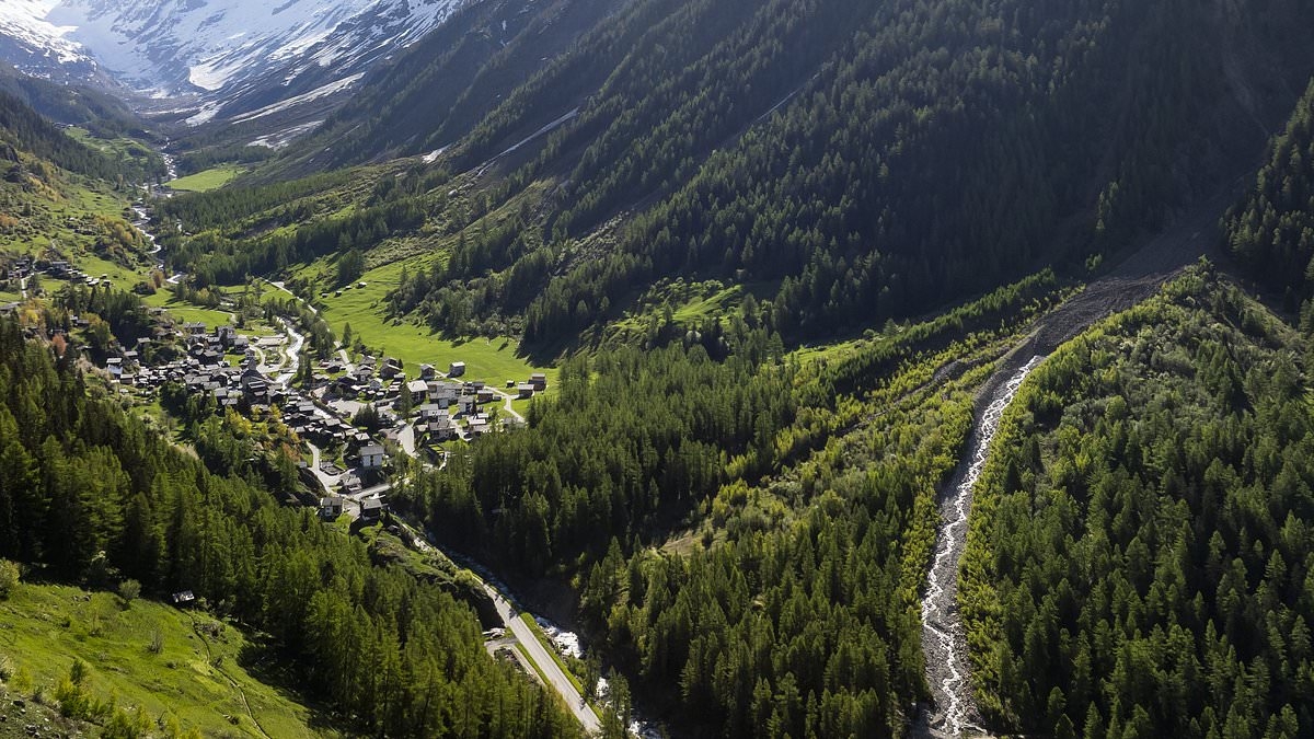 The village that faces obliteration any moment: Swiss mountain hamlet is evacuated amid warnings it will be crushed under landslide of five million cubic meters of rock within hours