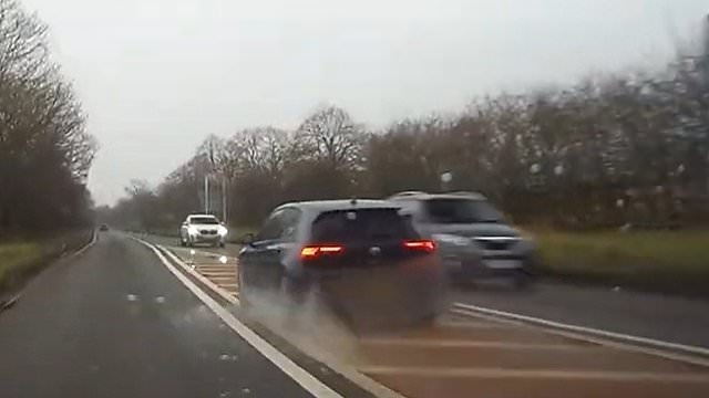 EXCLUSIVE Britain's worst drivers: Moment motorists leave other road users inches from death as they run red lights, mount pavements and perform dangerous overtakes in shocking dashcam videos