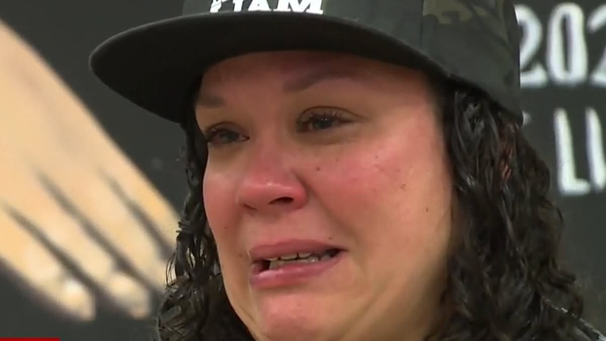 Stricken mom sobs at funeral for son, 13, killed in most needless way as he slept in his bed