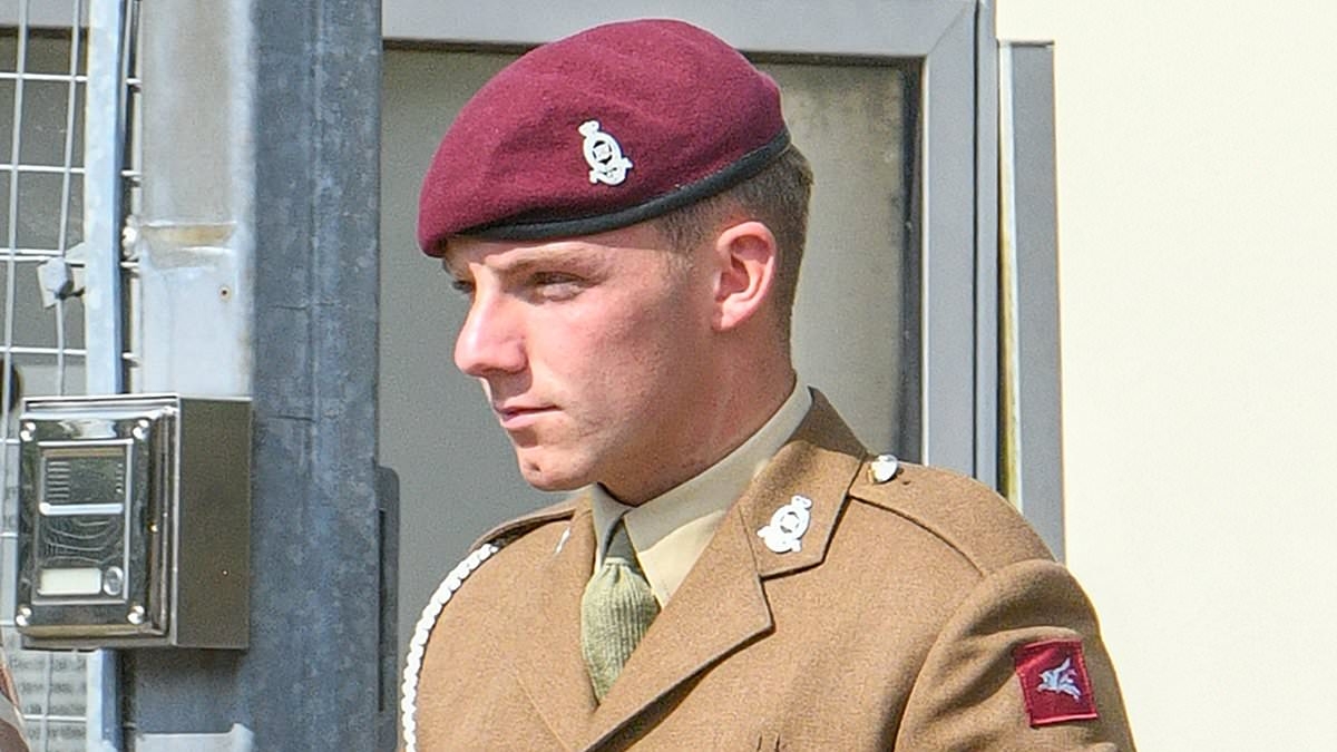 British Army para secretly filmed himself losing his virginity with female recruit and showed it to his 'lad' friends, court martial hears