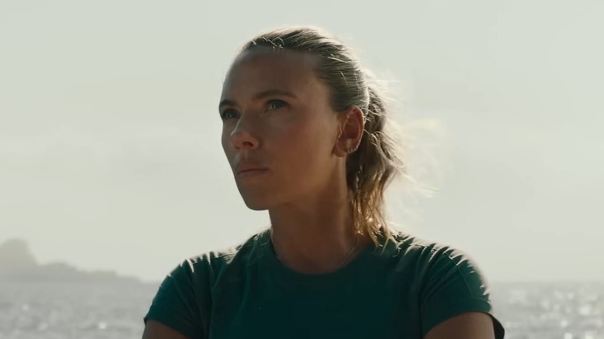 Scarlett Johansson flashes the flesh as she fights dinos in new Jurassic World Rebirth trailer