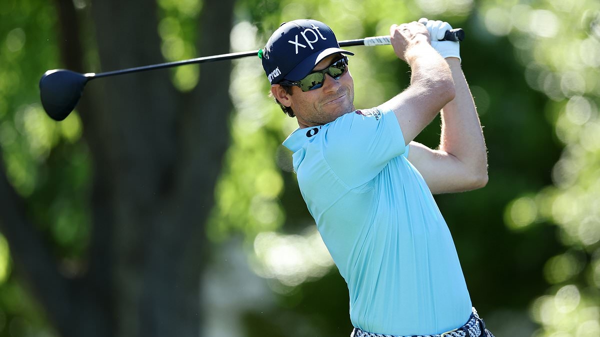 Wife of golf star Adam Schenk brings husband back down to earth after he qualified for the US Open