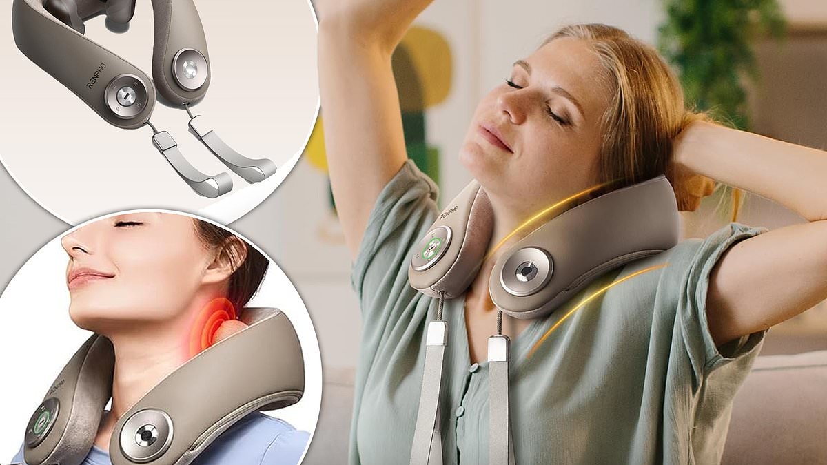Relieve sore muscles and neck pain with Renpho's massager, now under $100: 'This massager is BETTER than any masseuse'