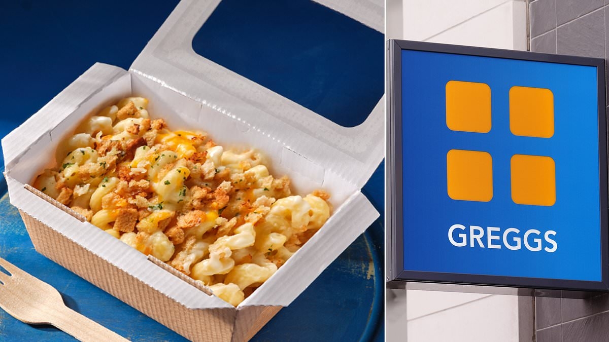 Greggs on a roll as its new mac and cheese becomes a social media sensation