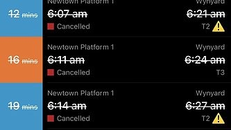 BREAKING NEWS Read the full list of Sydney Trains services in meltdown: T1, T2, T3, T4, T5, T6, T7, T8, T9
