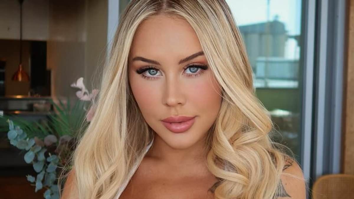 Bankrupt influencer Christie Swadling welcomes first child with fiancé Joel Price - after being roasted for her 'bizarre' pregnancy announcement