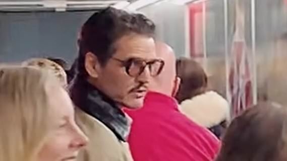Pedro Pascal stuns economy passengers by jetting to France on a budget flight after 'queuing like a normal person' ahead of the Cannes Film Festival premiere of Eddington