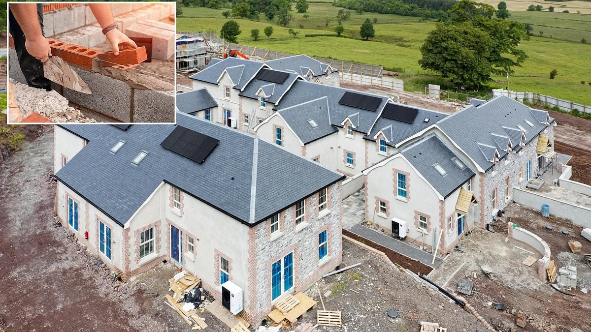 Government hits yearly housebuilding target - but doubts over 1.5million goal remain