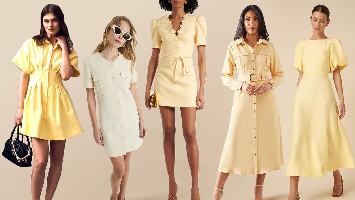 Royal fashion is all about butter yellow this season - from Kate Middleton's Buckingham Palace Garden Party look to Zara Tindall's viral mini dress, here's where to shop the trend