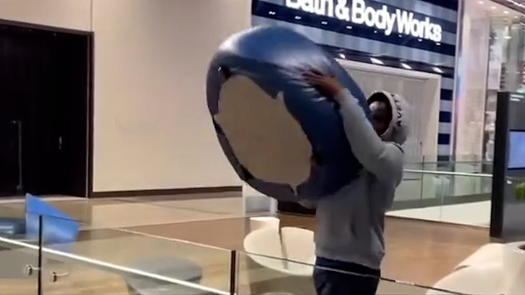 Boys aged 14 and 15 deny launching chair 50 feet off top floor of Westfield Stratford shopping centre in internet prank