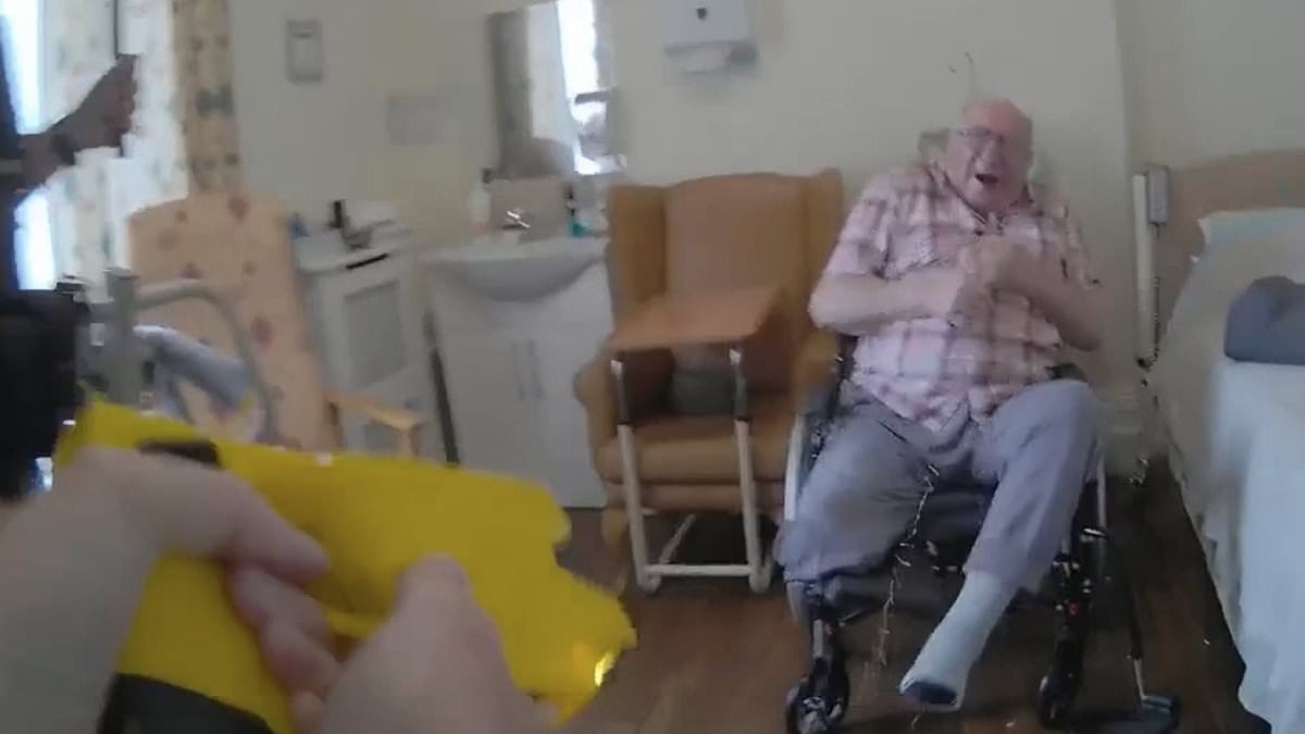Police officer who Tasered 92-year-old disabled man tells court she treated him with 'utmost respect'