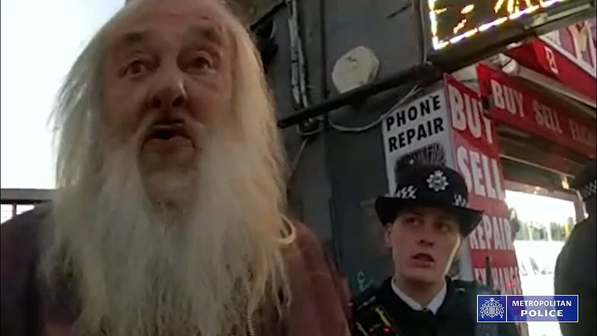 Moment Met police's facial recognition camera catches 73-year-old paedophile with six-year-old girl as he is jailed for two years