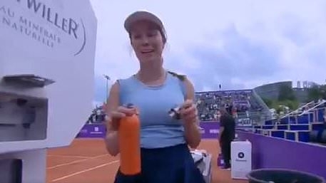TV cameraman accused of ‘wildly inappropriate' behaviour around Emma Raducanu - as Briton suffers injury scare ahead of the French Open