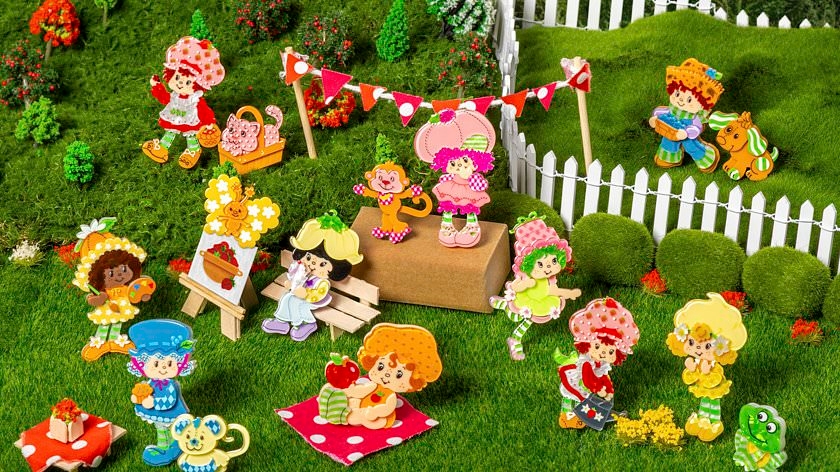 Turn back time with Strawberry Shortcake accessories from Erstwilder - Earrings, pins & more!
