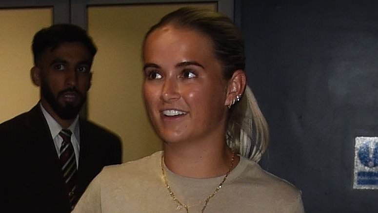 Molly-Mae Hague and Tommy Fury land back at Manchester Airport following lavish Dubai getaway after confirming they've rekindled their romance