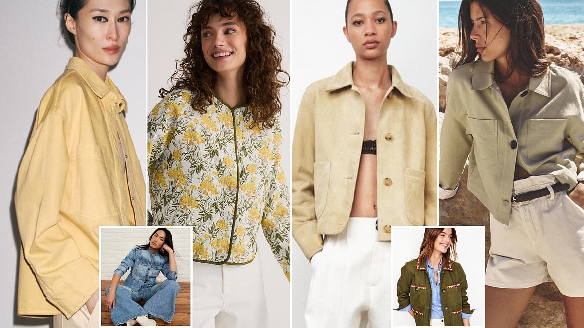 Fashion editor's pick of best summer jackets from just £14: These anti-ageing slimming styles are essential - and there's five styles you must know says DINAH VAN TULLEKEN