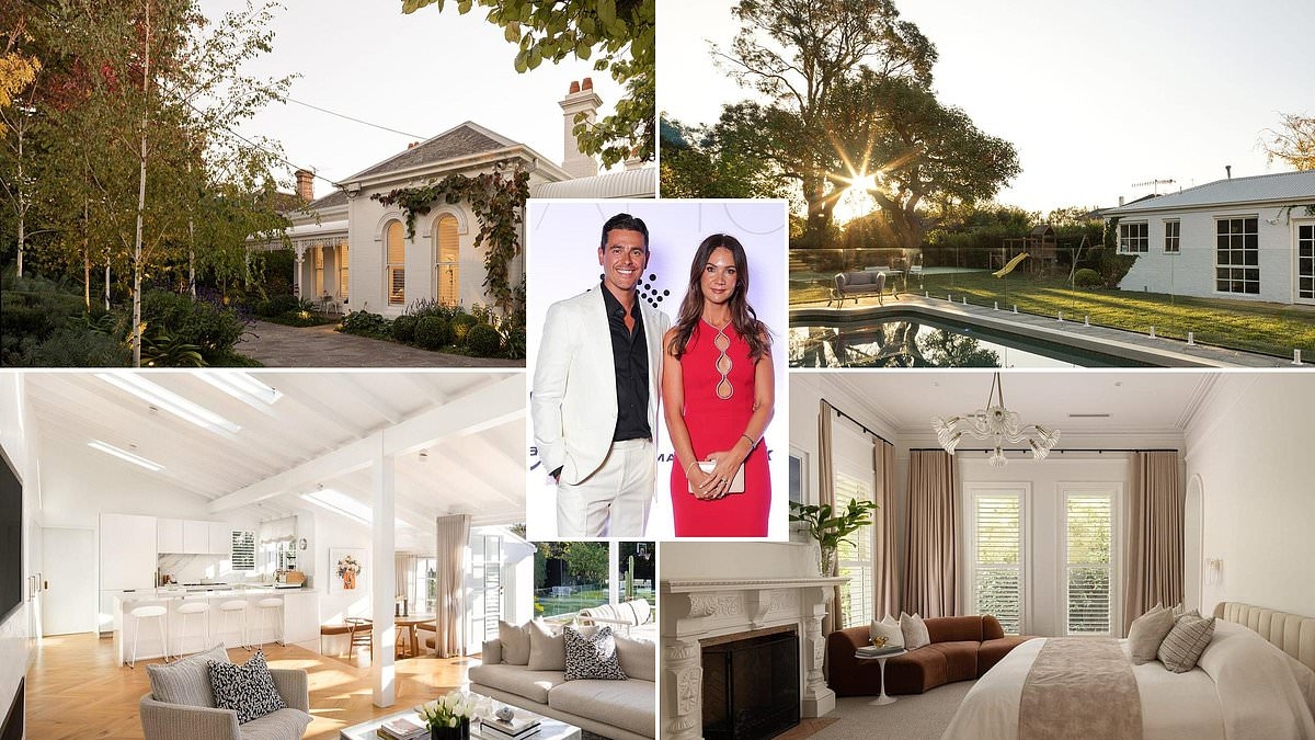 The Block judge Marty Fox and his wife Charlotte list their lavish Toorak home on the market for $13million - and it features one VERY unique outdoor amenity