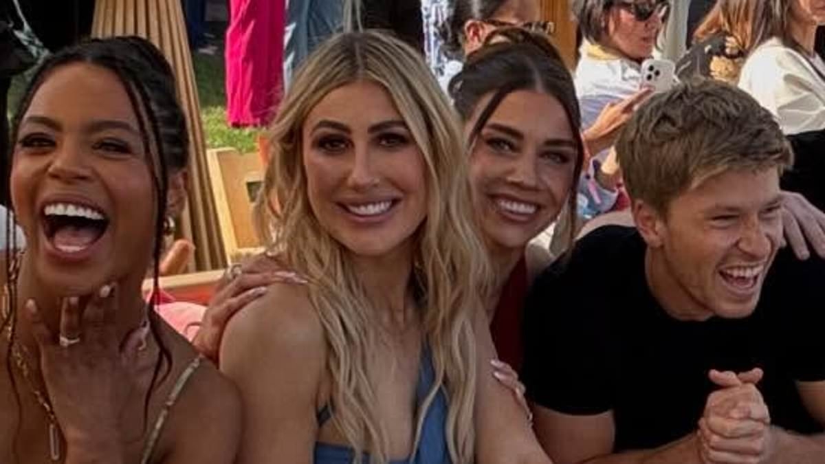 Robert Irwin lets loose with his bombshell Dancing with the Stars castmates after being spotted with mystery woman in Vegas