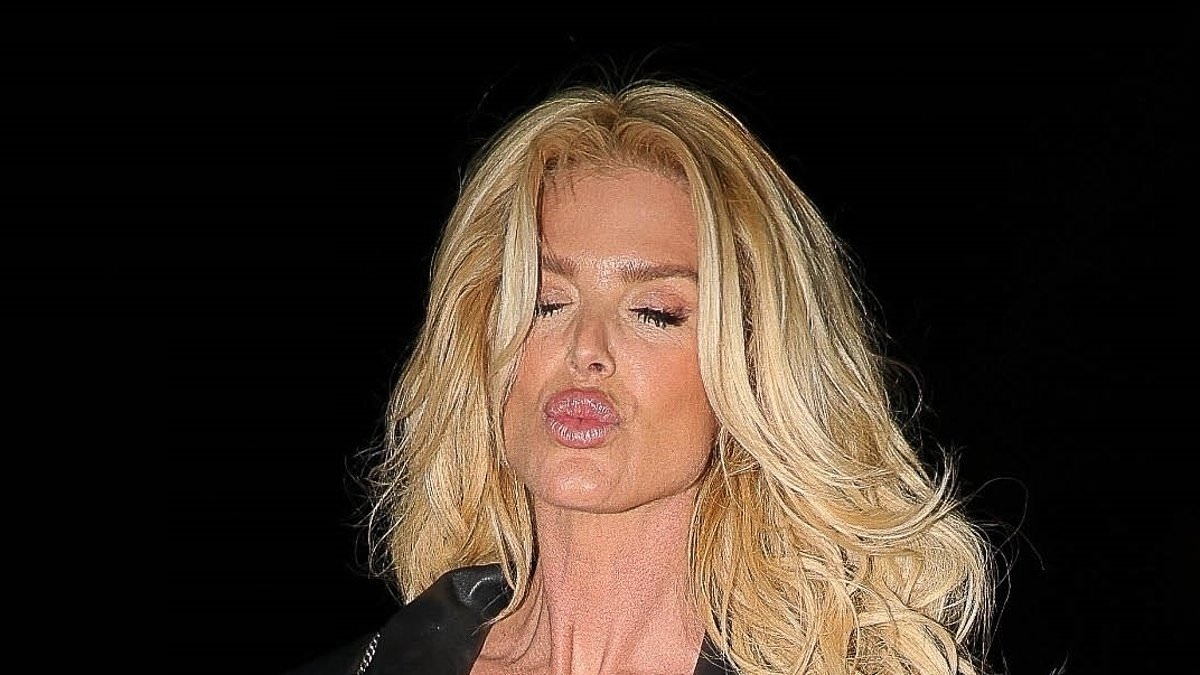 Victoria Silvstedt, 50, smoulders in a glittering two-piece as she attends Palm Beach afterparty during Cannes Film Festival